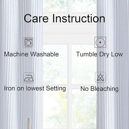 July Joy Cotton Vanlance Curtains 18 Inches Long Country Kitchen Curtains Tab - Image 7
