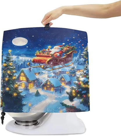 Christmas Stand Mixer Covers Kitchen Appliance Dust Cover Protective Santa - Image 4