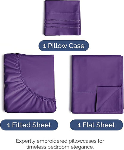 Twin XL Size 3 Piece Sheet Set - Image 2