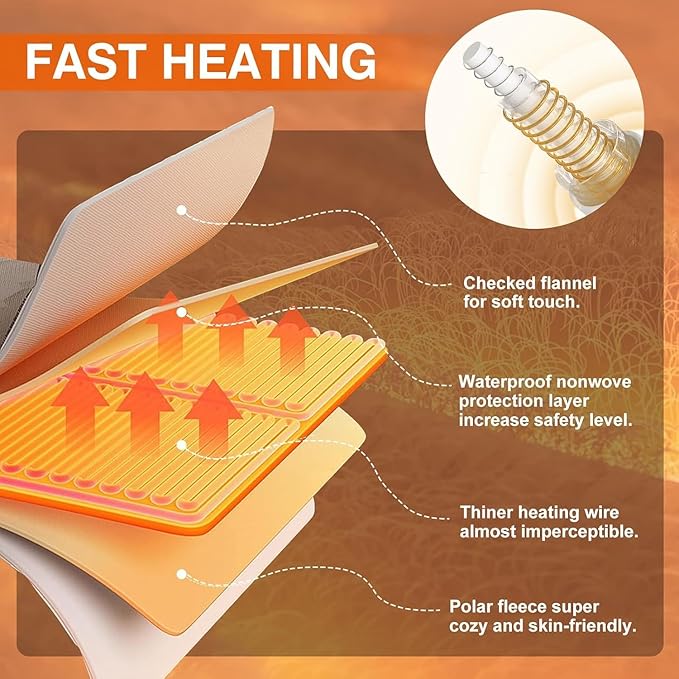 Electric Blanket, Heated Blanket - Image 6