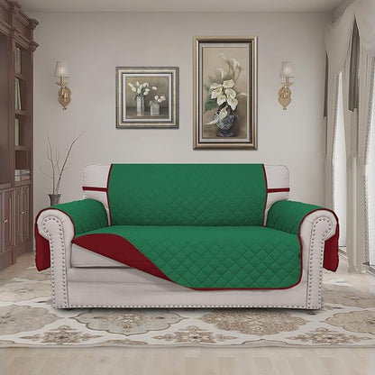 Easy-Going Reversible Loveseat Couch Cover - Image 2