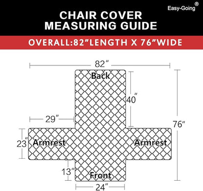 Easy-Going Chair Sofa Slipcover Reversible Sofa Cover Water Resistant Couch - Image 6