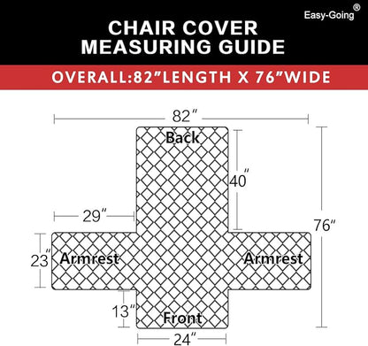 Easy-Going Chair Sofa Slipcover Reversible Sofa Cover Water Resistant Couch - Image 6