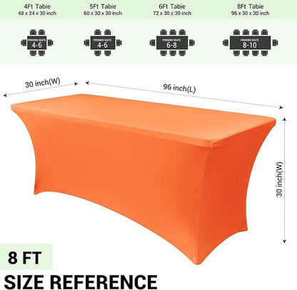 Obstal 8Ft Stretch Spandex Table Cover - Image 4