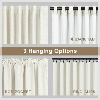 Short Black Out Curtains 54 Inch Long - Image 5