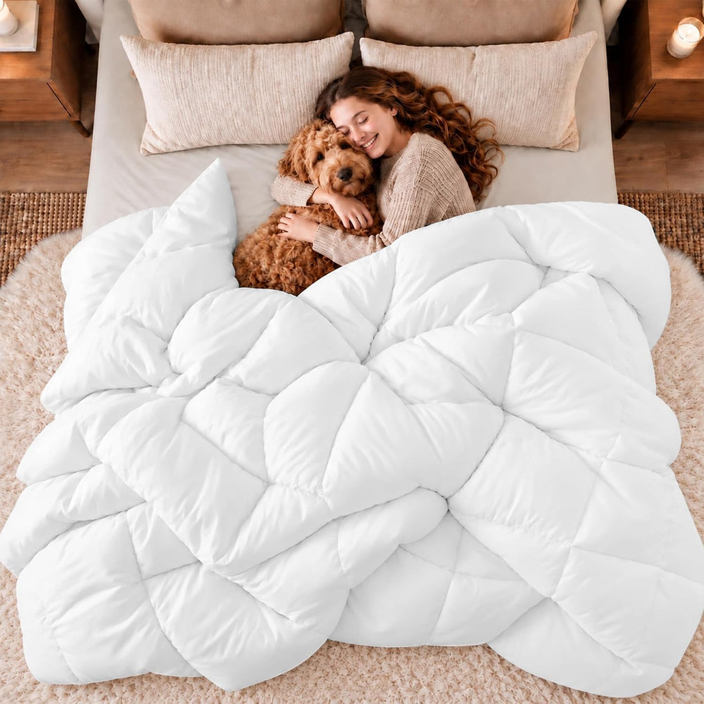 Utopia Bedding Duvet Insert, Full Size Comforter 82 x 86 Inches, White