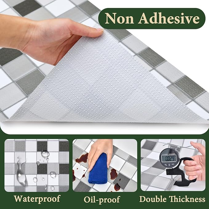 Drawer and Shelf Liner for Kitchen Cabinet: 17 in X 20 Ft Non Slip Waterproof - Image 5