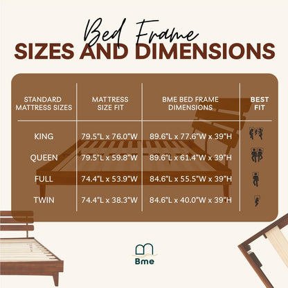 bme caden 15 inch deluxe bed frame with, view 11