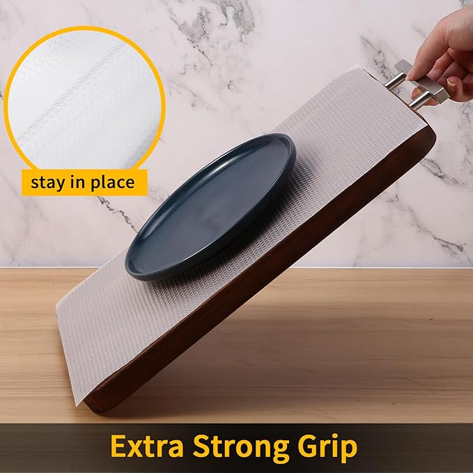 iwtmm Shelf Drawers Liners for Kitchen Cabinets Non-Slip, Oil-Proof Drawer - Image 2