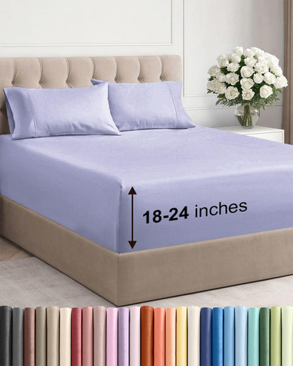 cgk extra deep twin sheet set - 4pc, main product view