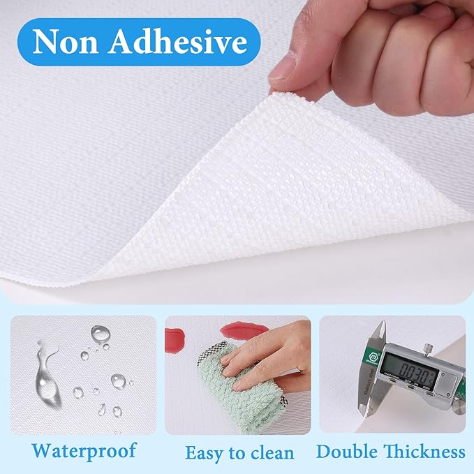 Shelf Liners for Kitchen Cabinets 12in x 20FT Non Adhesive Drawer Liner White - Image 5