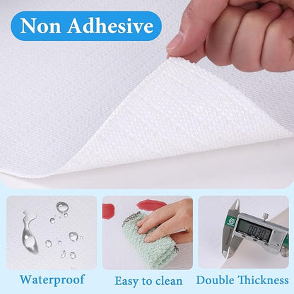 Shelf Liners for Kitchen Cabinets 17in x 20FT Non Adhesive Drawer Liner White - Image 2