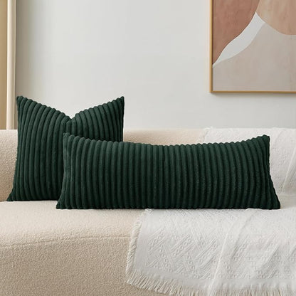 Kevin Textile Christmas Soft Plush 14x36 Inch Long Lumbar Pillow Cover 1 Pack - Image 7