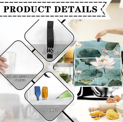 Mixer Dust Cover for 6-8 Qt Stand Mixer, Cloth Cover - Image 3