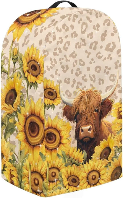 Leopard Cow Sunflower Blender Cover Stand Mixer Covers Anti Fingerprint Dust - Image 3