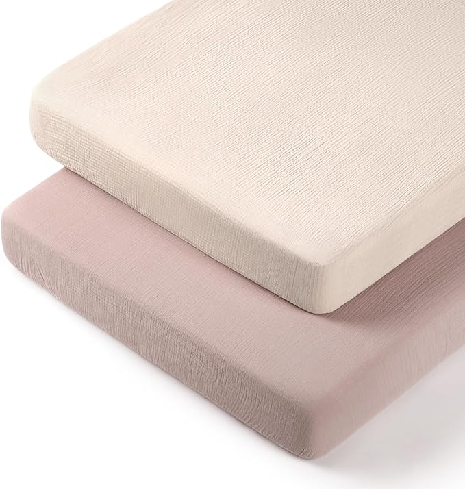 lulumoon Pack N Play Sheets: Soft & Breathable Playard Sheets by Lulumoon