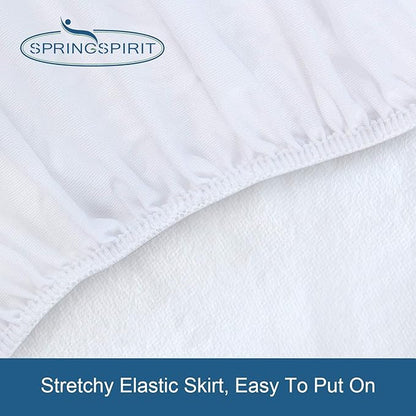 Full Size Mattress Protector Waterproof Mattress Topper Pad Cover Fitted Bed - Image 7