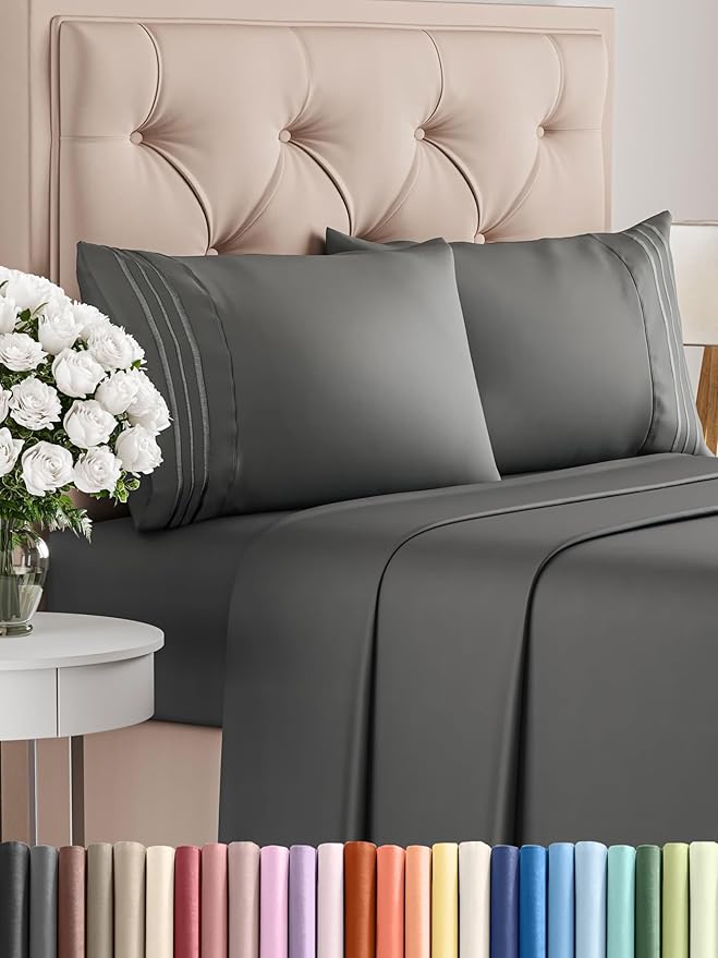 Queen Size 4 Piece Sheet Set by CGKUnlimited