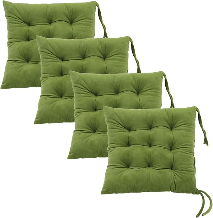 Set of 4 Chair Cushions for Dining Chairs by MissSoul