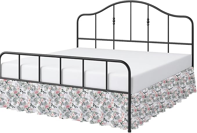 Cottington Lane Ruffled Bed Skirt Queen Size by CottingtonLane
