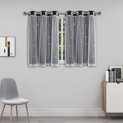 Cute Blackout Curtains for Girls Bedroom by Ftinala