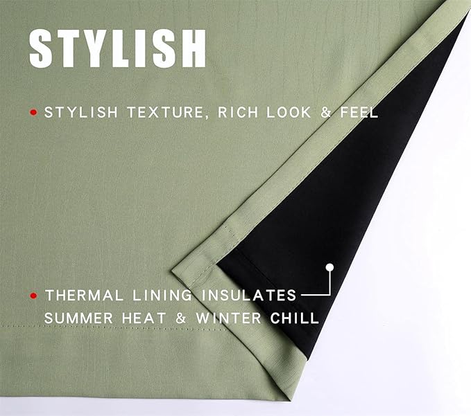 G2000 100% Blackout Curtains for Bedroom & Living Room - Image 4