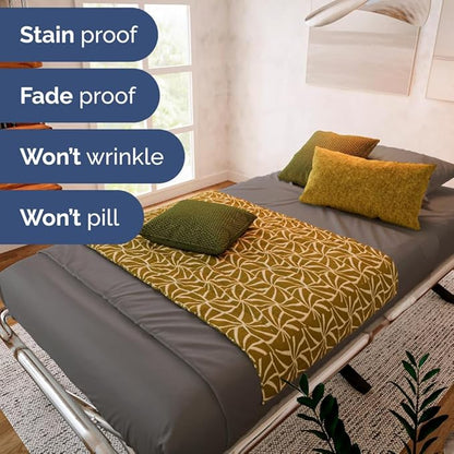 Cot Sheet Set 30” x 75” – 4 Piece Cot Size Narrow Twin Mattress Sheets – Ideal - Image 8