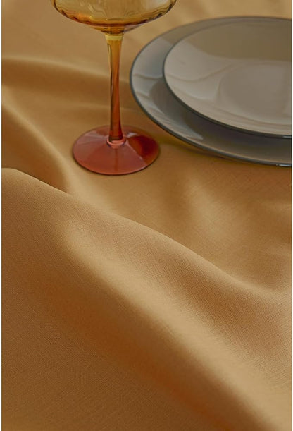 Solino Home Linen Caramel Table Runner 132 Inches Long - Image 9