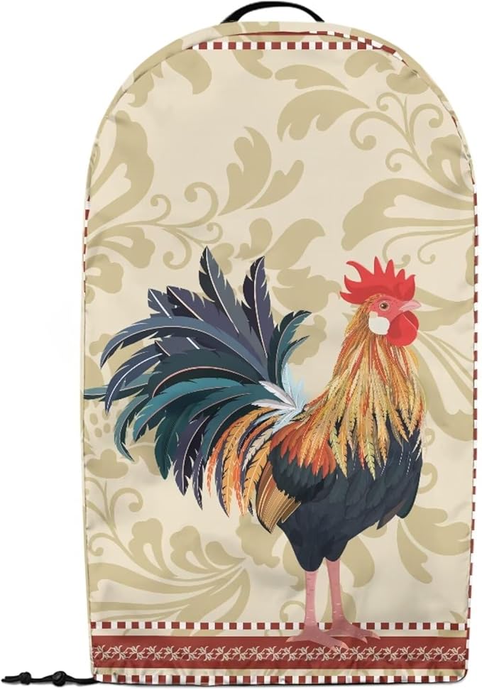 Chicken Print Blender Dust Cover, Drawstring Stand Mixer or Coffee Maker - Image 2