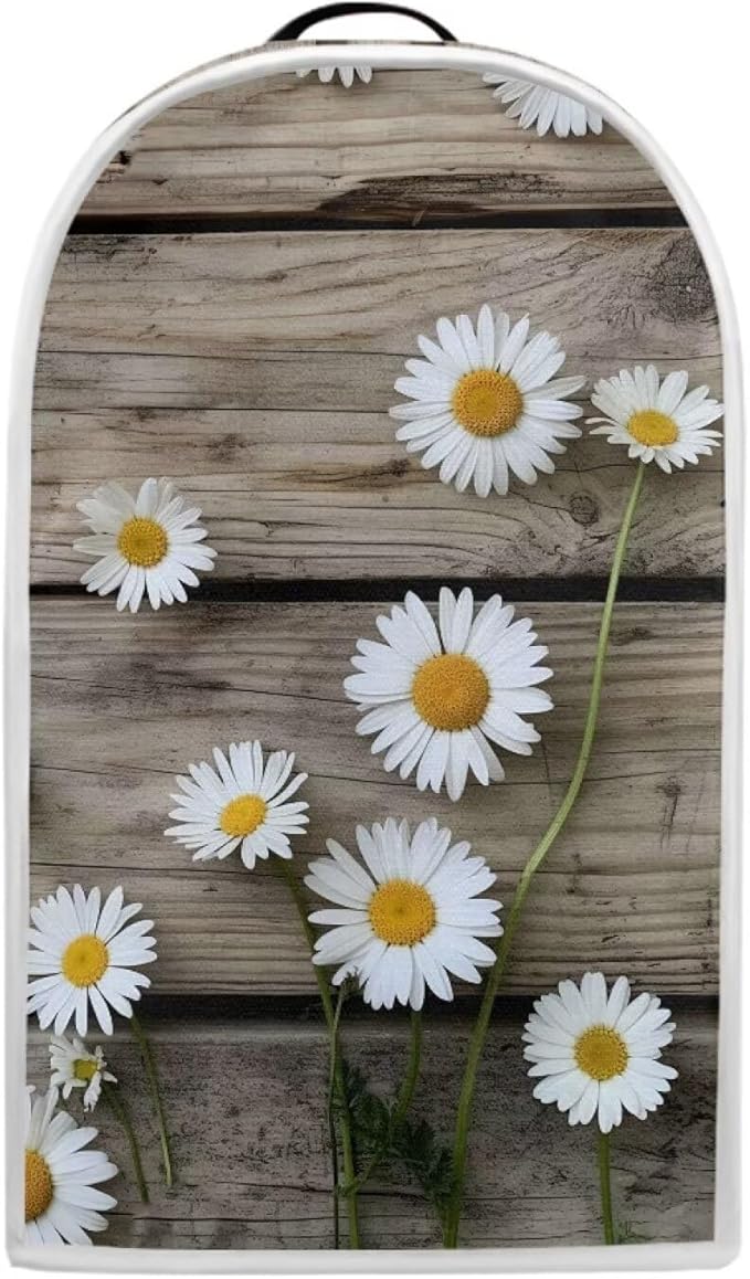 Talayituse Daisy Wood Print Blender Dust Cover, Fingerprint Protection Cover by Talayituse