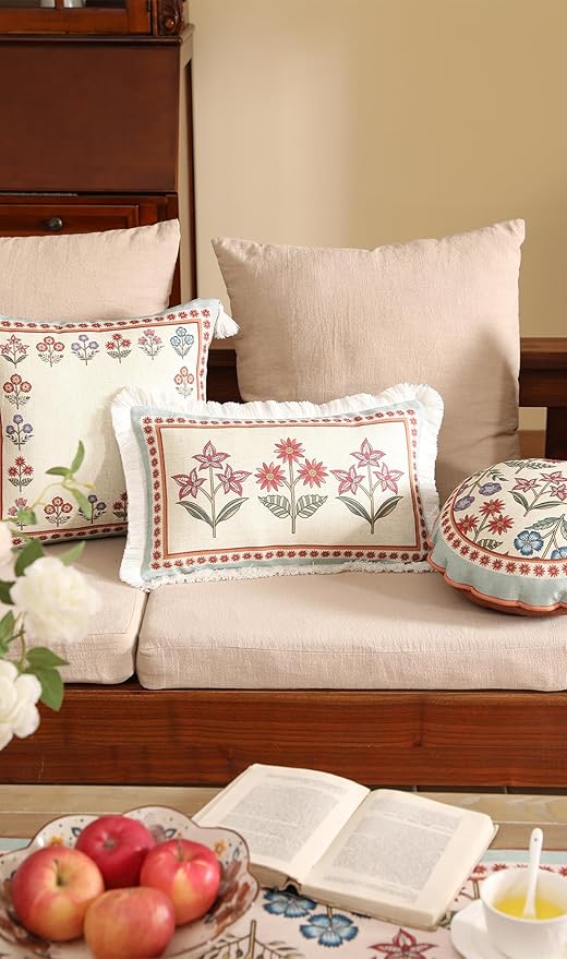 Blue Throw Pillow Covers, Cottage Rustic Farmhouse - Image 8