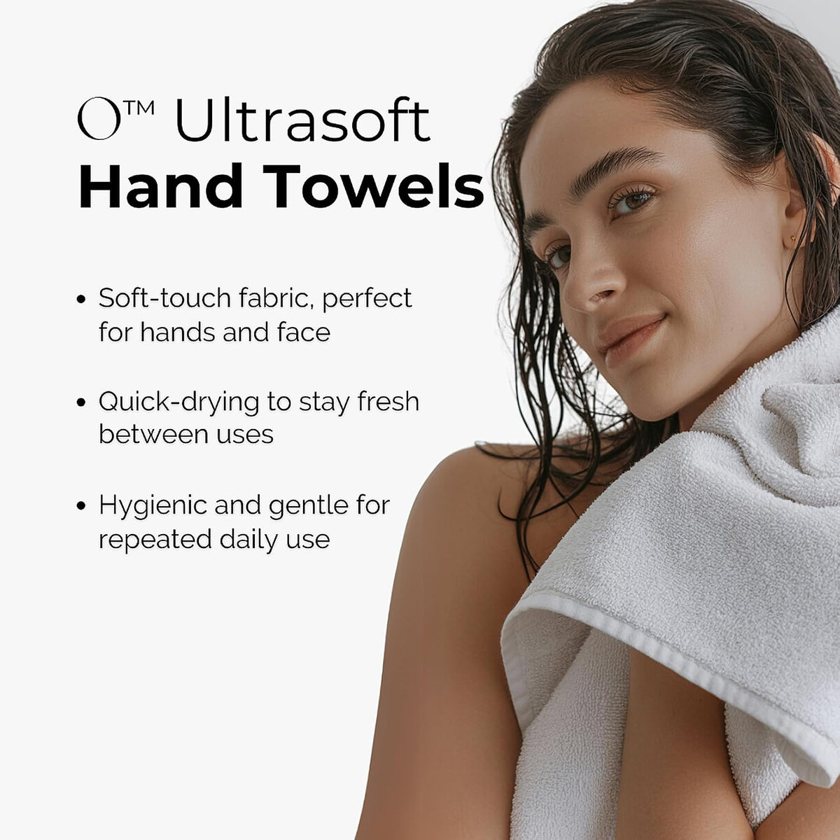 soft 100% pure cotton | spa bundle |, side view