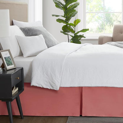 Nestl Pink Clay Full Bed Skirt - Image 3