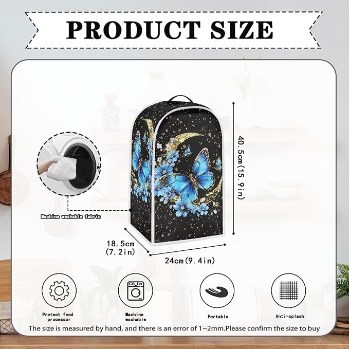 Snowman Pattern Blender Dust Cover, Stand Mixer or Coffee Maker Appliance Cover - Image 6