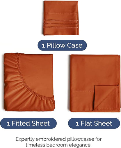 Twin Size 3 Piece Sheet Set - Image 2