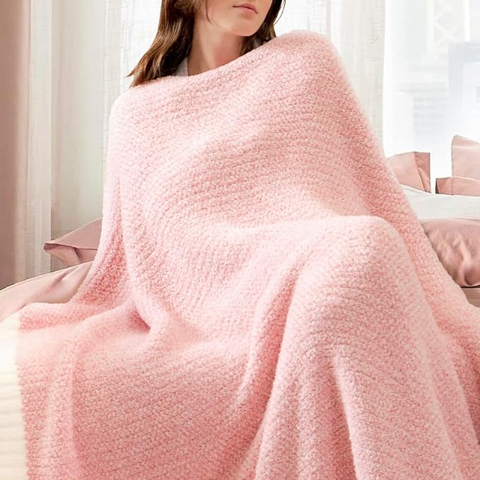 Snuggle Sac Buttery Pink Throw Blanket - Image 3