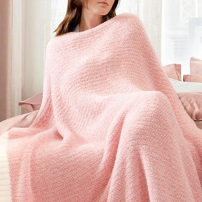 Snuggle Sac Buttery Pink Throw Blanket - Image 3