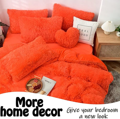 MorroMorn Decorative Pillows Covers, 2 Packs Faux Fur Pillow Cases Standard Size - Image 6