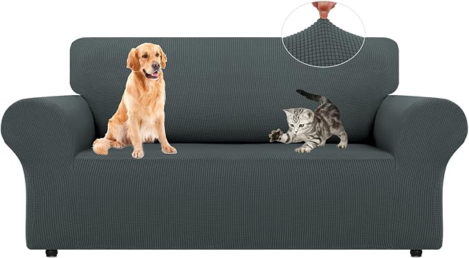 LURKA Stretch Loveseat Sofa Slipcovers 1 Piece Couch Covers by LURKA