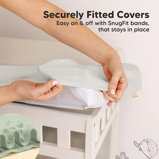 2-Pack Organic Changing Pad Covers - Image 5