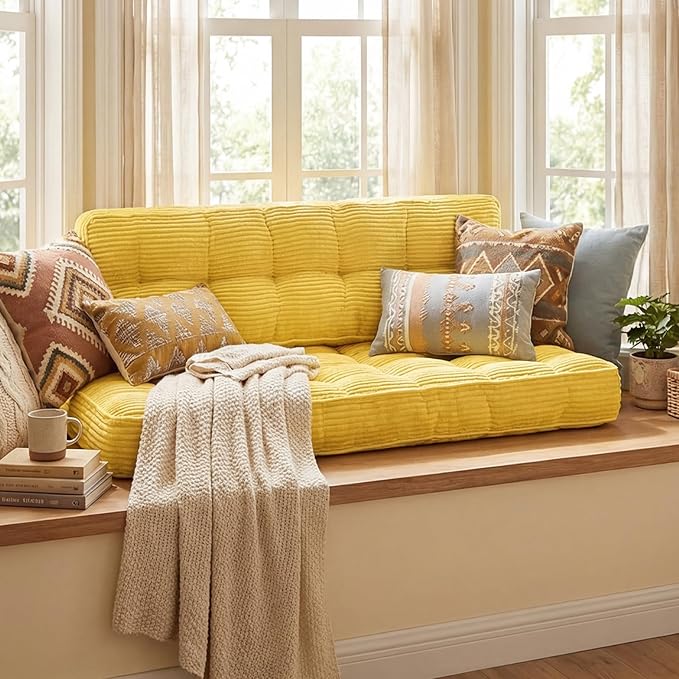 63 Inch Folding Sofa Bed Convertible Chair, 2-in-1 Convertible Boneless Sofa - Image 2