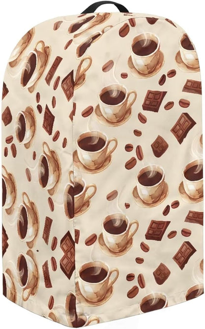 Blender Dust Cover, Coffee Drink Pattern Stand Mixer Appliance Covers, Anti - Image 3