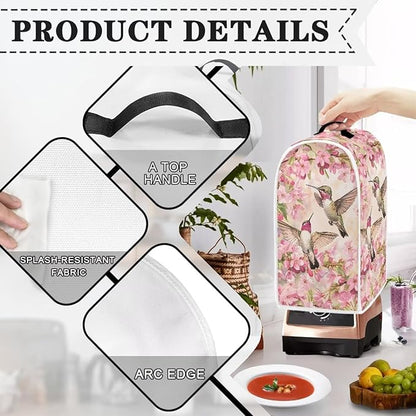 Flower Hummingbird Kitchen Blender Dust Cover Anti Fingerprint Polyester Food - Image 3
