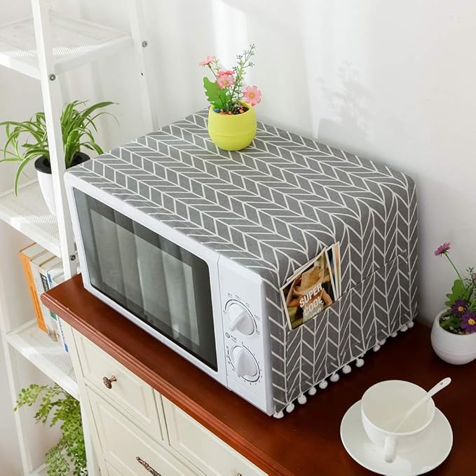 AKOAK 1 Pack 30cm x 90cm/11.81" x 35.43" Household Kitchen Microwave Dust Cover - Image 2