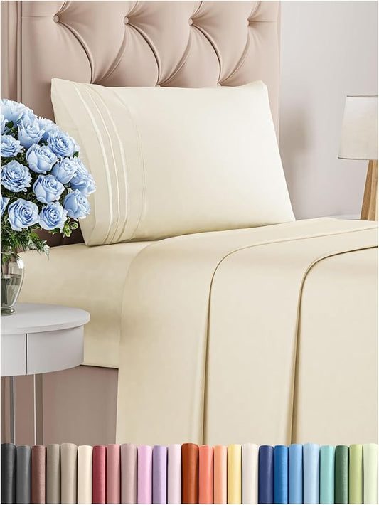 Twin XL Size 3 Piece Sheet Set by CGKUnlimited