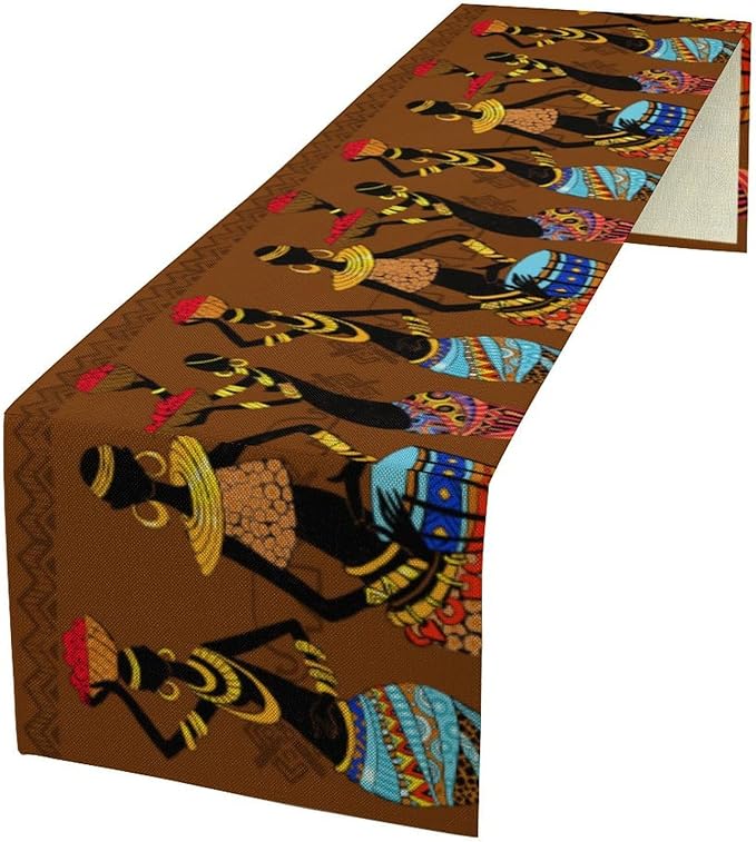 African Native Indigenous Table Runner by ShiTingYu