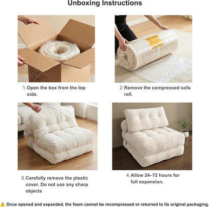 · redearth · boneless folding sofa bed floor, view 9