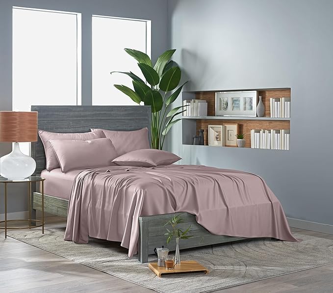 Pure Bamboo Queen Sheets, Genuine 100% Organic Viscose Derived from Bamboo Bed - Image 3