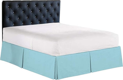 Bed Skirt - 100% Cotton 800 Thread Count Box Pleated Bed Skirt - Luxury Pleated - Image 2