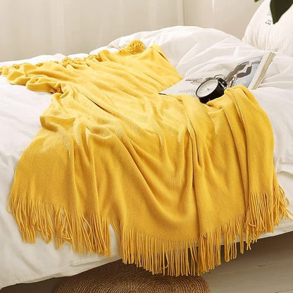 Homiest Decorative Knitted Throw Blanket - Image 2